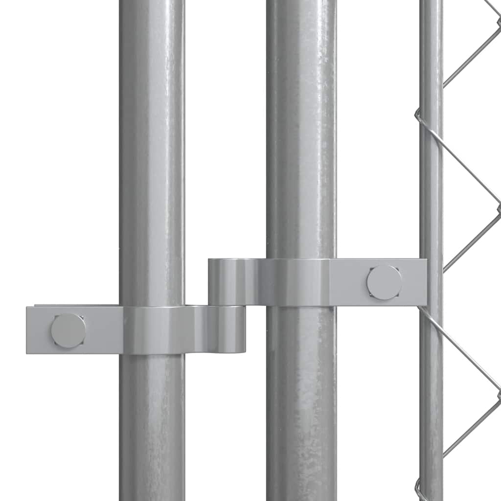 Perrera de exterior con techo 7,6x3,8x2,3 m