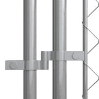 Perrera de exterior con techo 7,6x3,8x2,3 m
