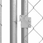 Perrera de exterior con techo 7,6x3,8x2,3 m