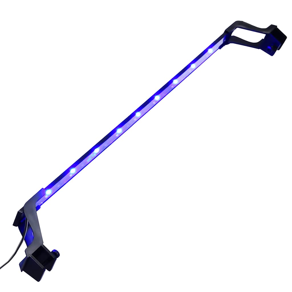 Luz LED para acuario con abrazadera azul y blanco 25-45 cm