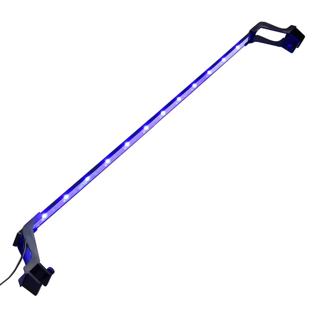 Luz LED para acuario con abrazadera azul y blanco 25-45 cm