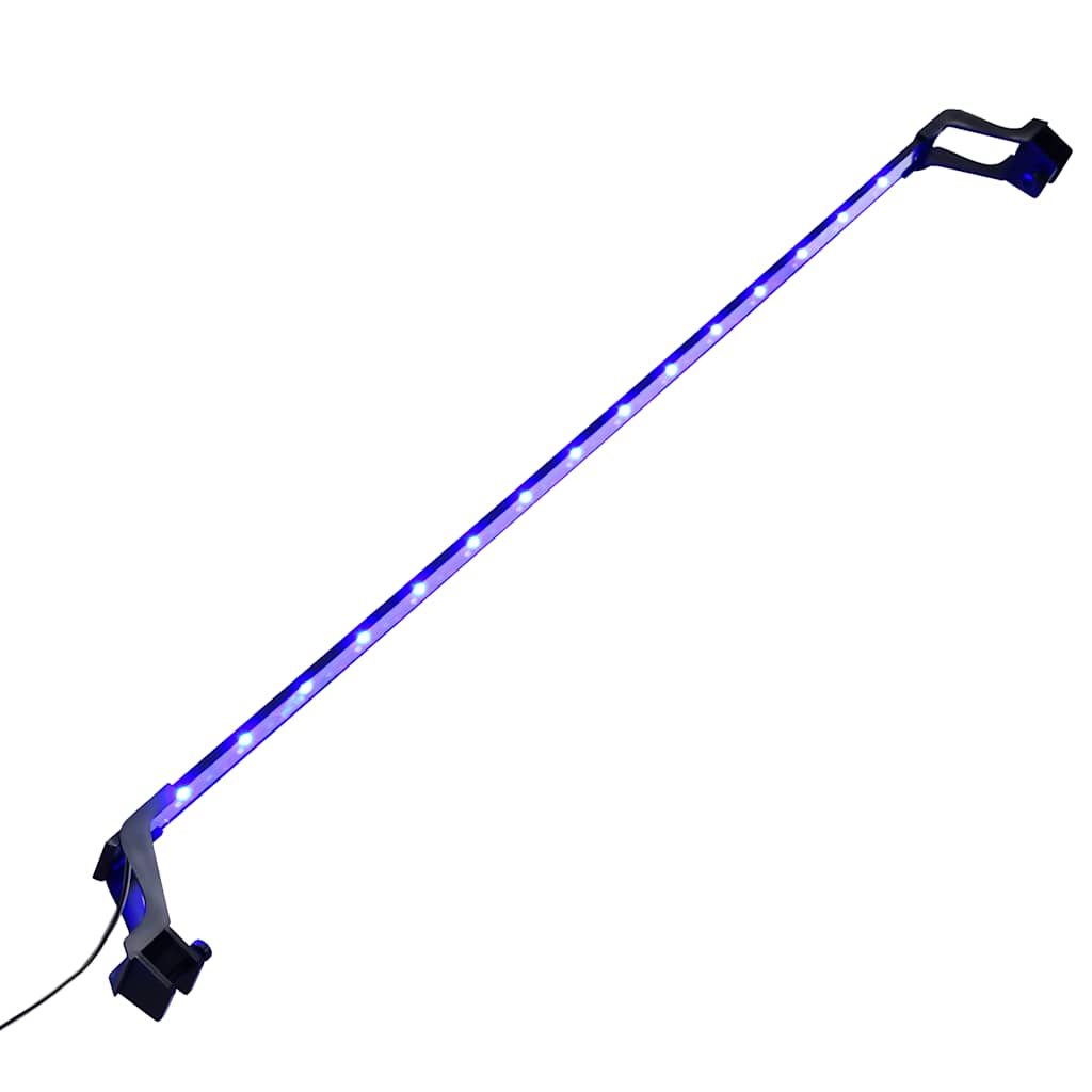 Luz LED para acuario con abrazadera azul y blanco 25-45 cm