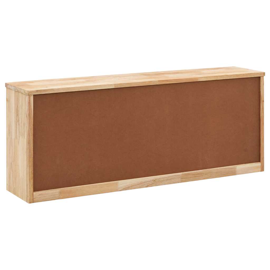 Zapatero de madera maciza de nogal 94x20x38 cm