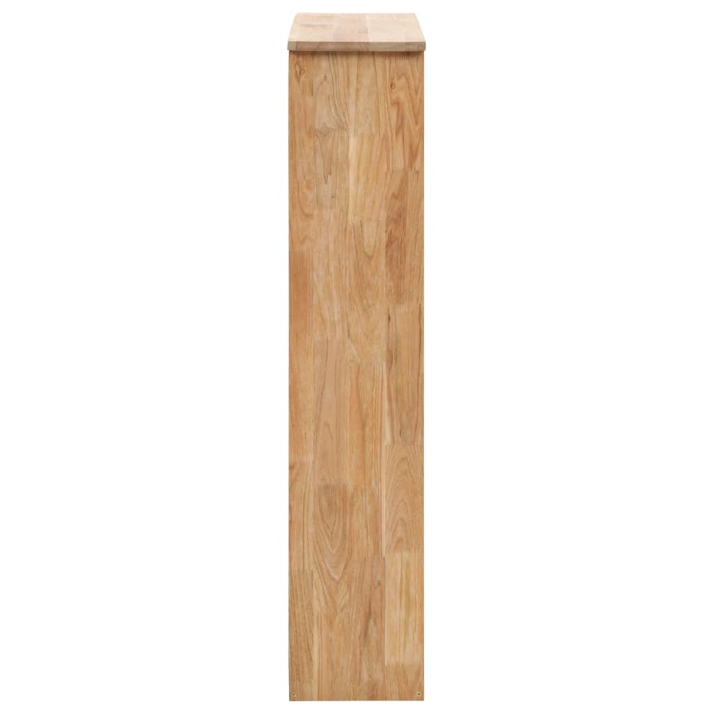 Zapatero de madera maciza de nogal 55x20x104 cm