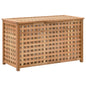 Solid walnut laundry hamper 77.5x37.5x46.5 cm