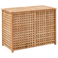 Solid walnut laundry basket 87.5x46x67 cm