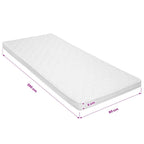 282768 Mattress Topper 80x200 cm Cold Foam Egg Profile 6 cm