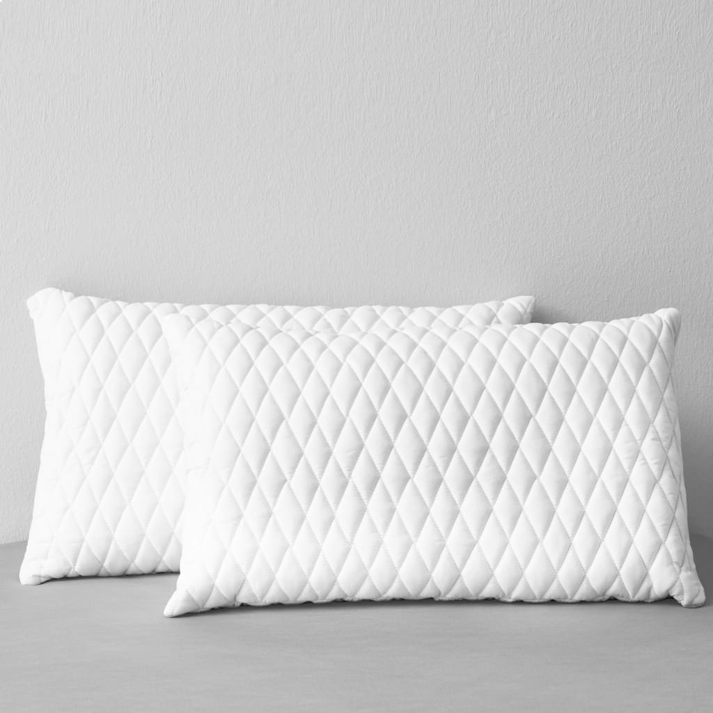 Almohadas 2 unidades de espuma viscoelástica 60x40x14 cm
