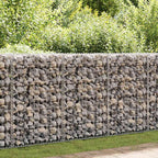 Muro de gaviones con cubierta acero galvanizado 300x50x200 cm
