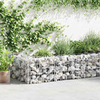 Muro de gaviones con cubierta acero galvanizado 300x50x200 cm
