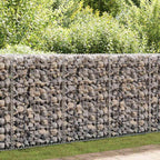 Muro de gaviones con cubierta acero galvanizado 300x50x200 cm