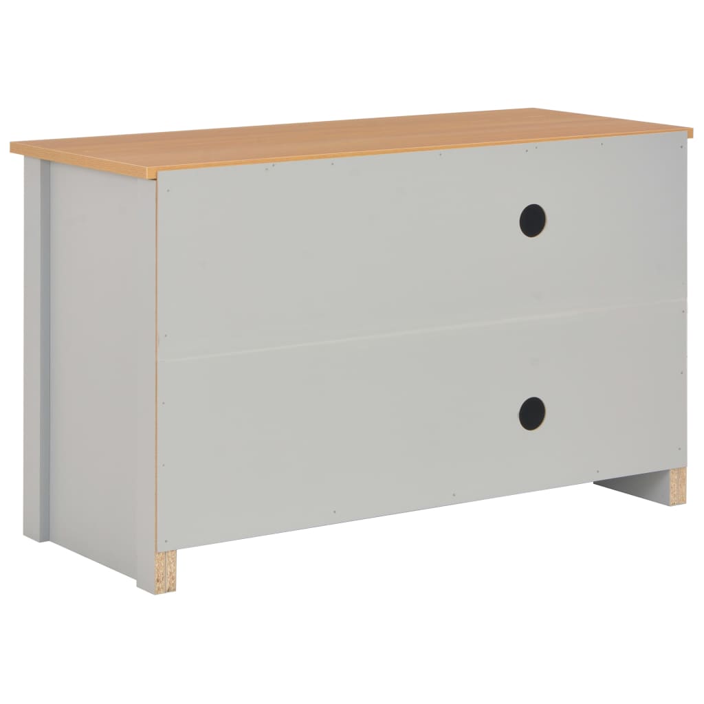 Mueble para el televisor gris 95x39x58 cm