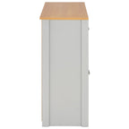 Aparador gris 112x35x81 cm