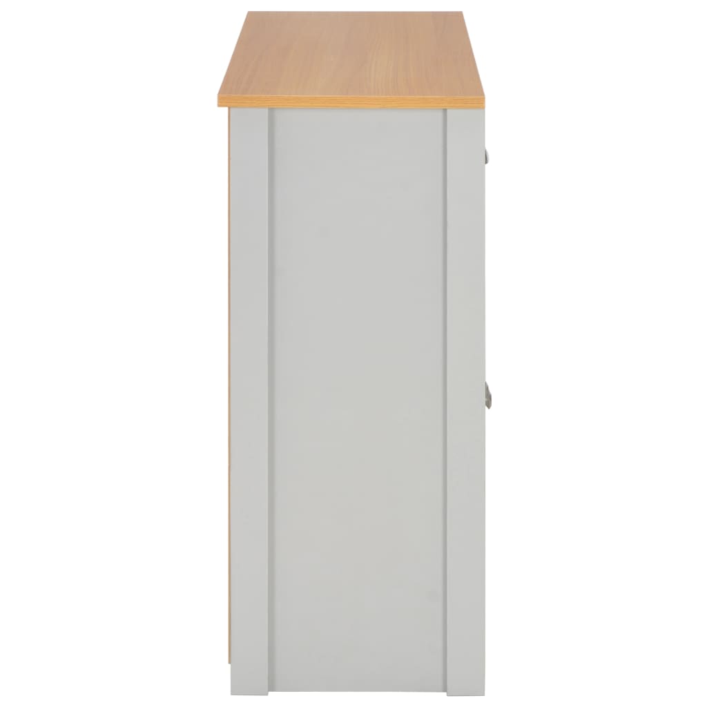 Aparador gris 112x35x81 cm