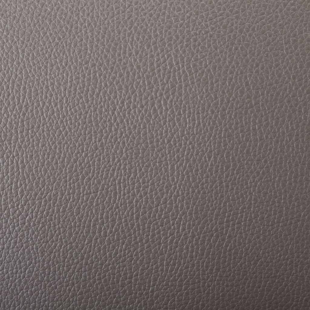 Sillón de TV de cuero sintético gris