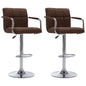 Kitchen bar stools, 2 units, cream fabric