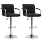 Kitchen bar stools, 2 units, cream fabric