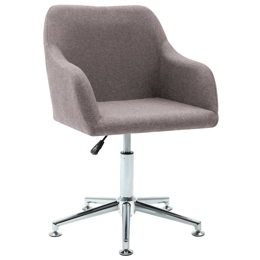 Silla de comedor giratoria tela amarilla