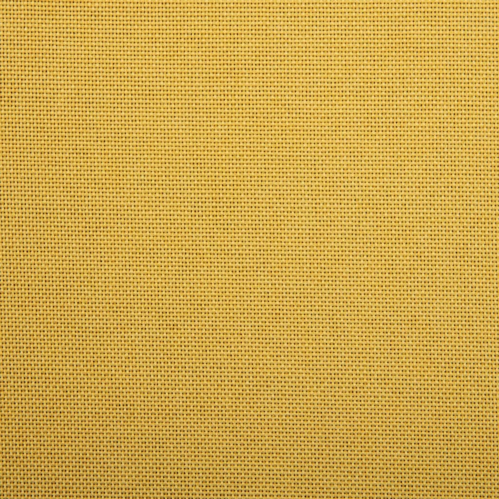 Sillas de comedor giratorias 2 unidades tela amarillo