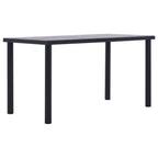 Mesa de comedor de aglomerado madera envejecida 180x90x76 cm