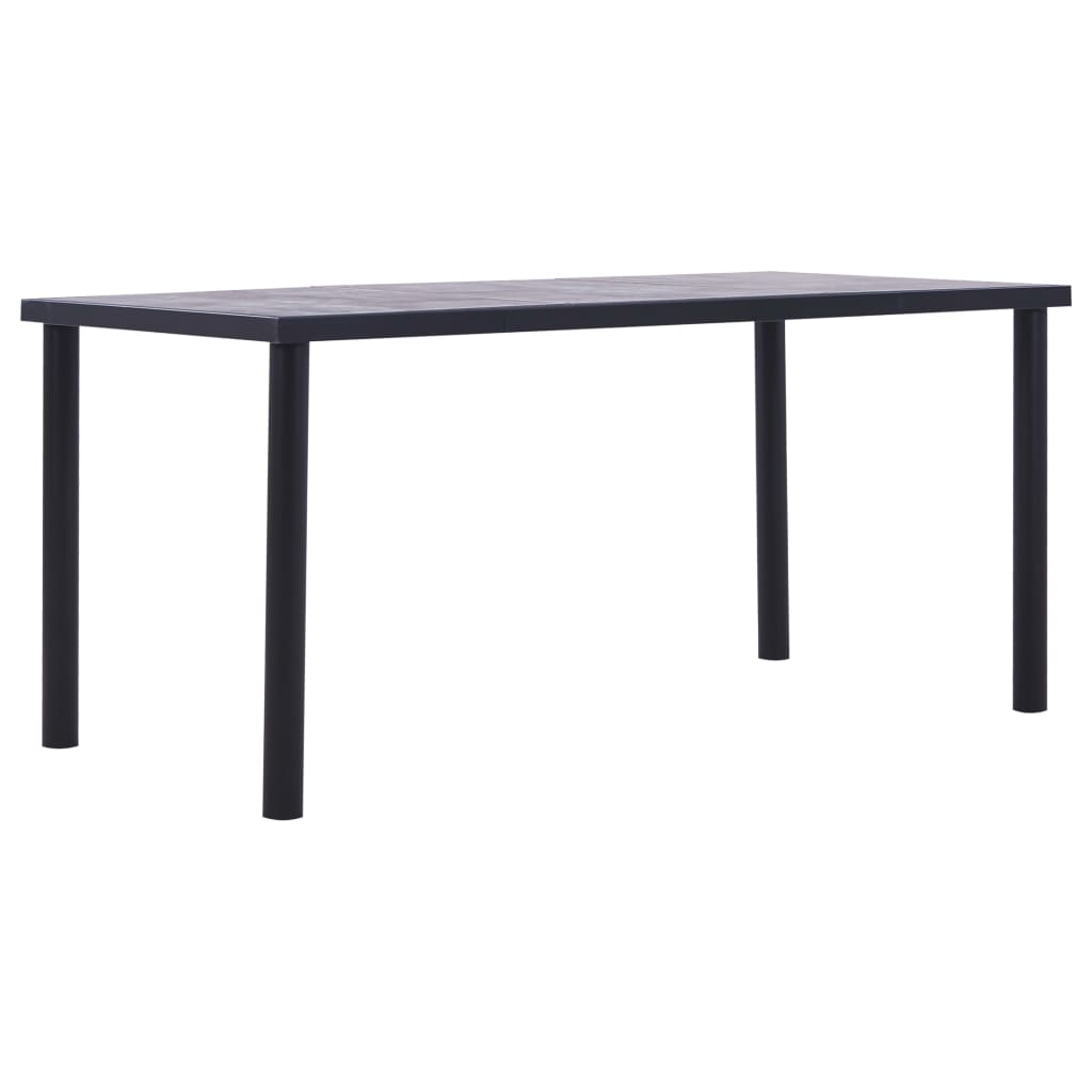 Mesa de comedor de aglomerado madera envejecida 180x90x76 cm