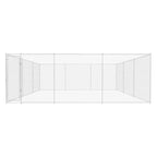 Perrera de exterior de acero galvanizado 570x570x185 cm