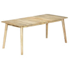 Mesa de comedor de madera maciza de mango 180x90x76 cm