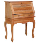 Escritorio secreter de madera maciza de caoba 78x42x103 cm