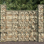 Muro de gaviones con cubierta acero galvanizado 600x50x200 cm