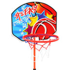 Canasta de baloncesto y balón para niños