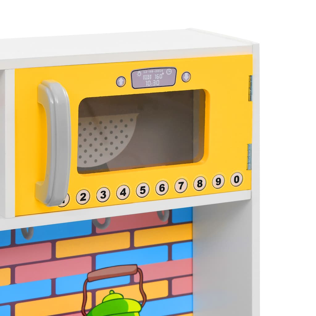 Cocinita de juguete MDF multicolor 80x30x85 cm