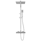 Kit de ducha combinado con termostato acero inoxidable