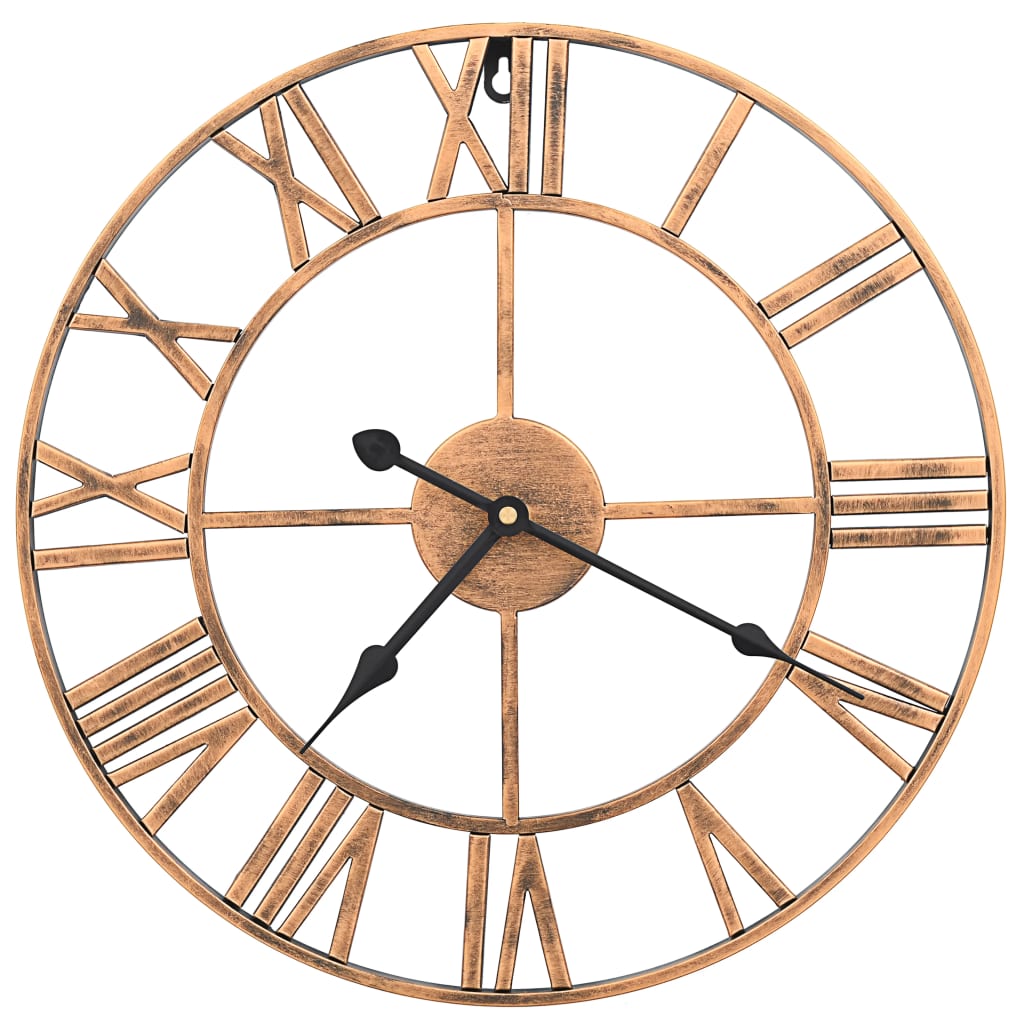 40 cm gold metal wall clock
