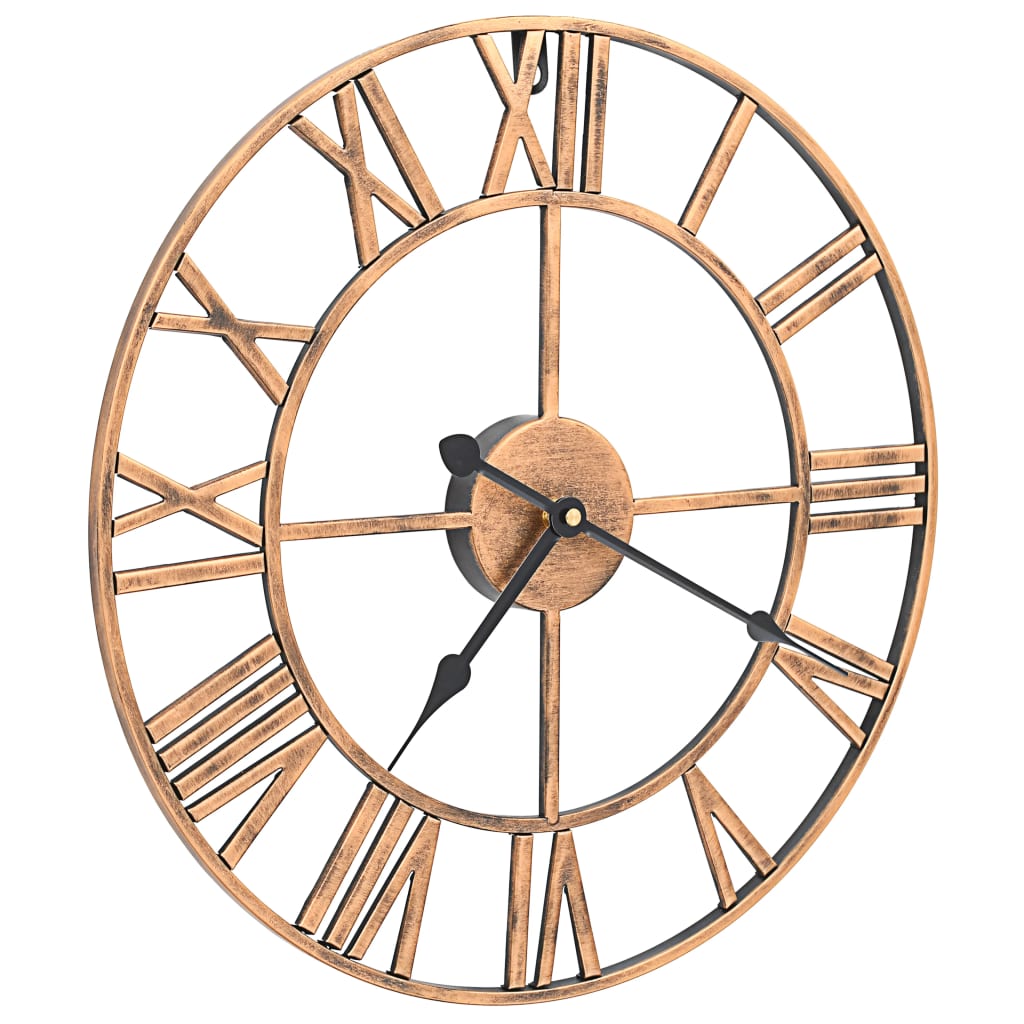 40 cm gold metal wall clock
