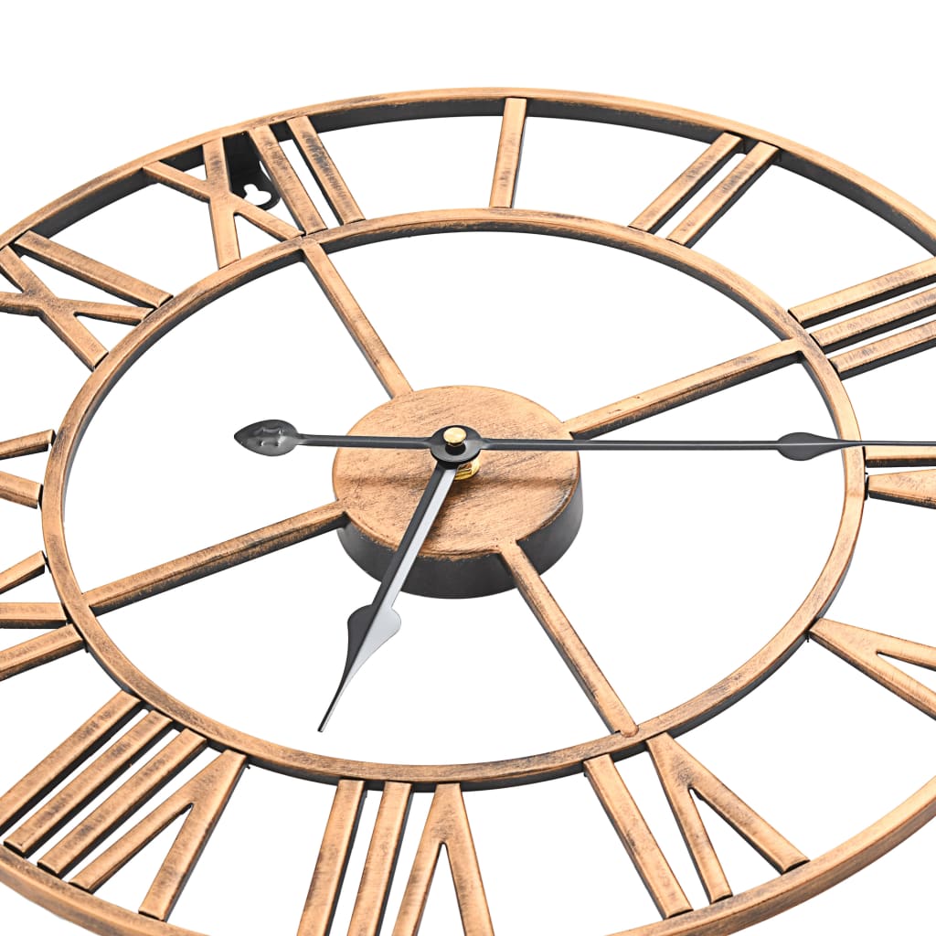 40 cm gold metal wall clock