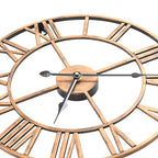 40 cm gold metal wall clock