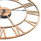 40 cm gold metal wall clock