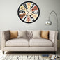 Reloj de pared de metal dorado 40 cm