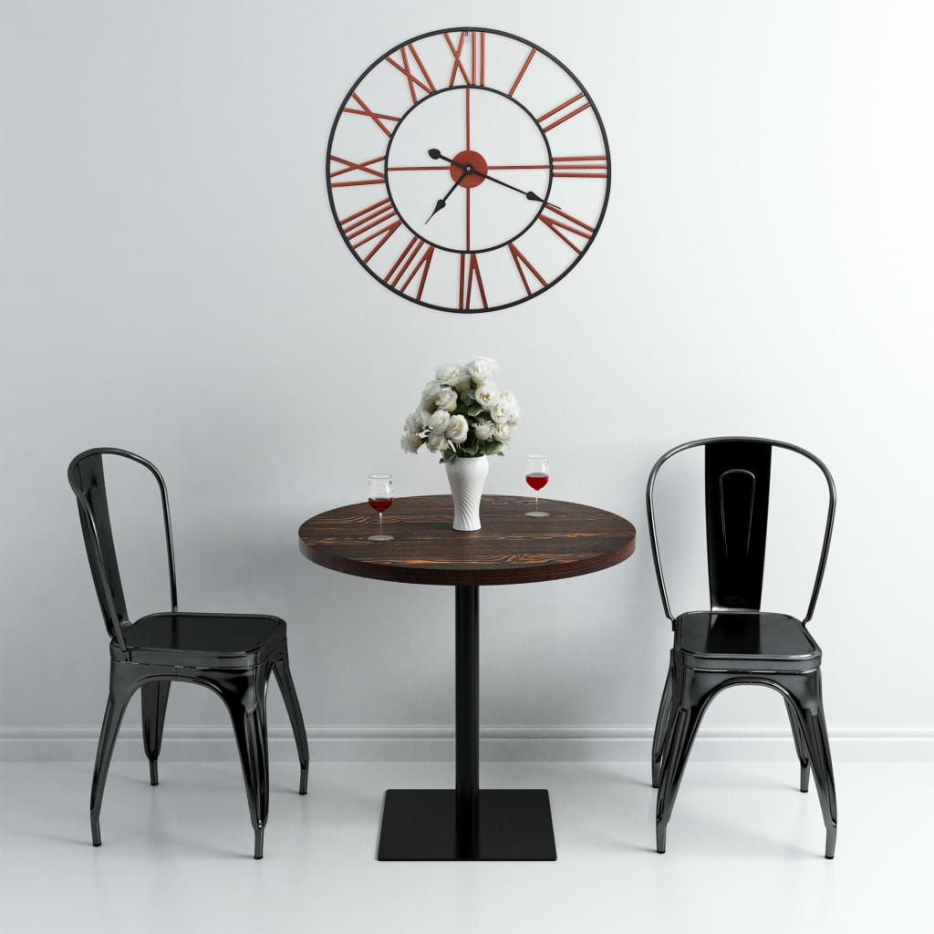 Reloj de pared de metal dorado 40 cm