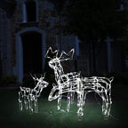 Renos de Navidad de luces 229 LEDs 3 piezas