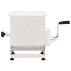 Mezcladora de carne con caja engranajes acero inox. plateado