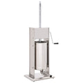 Embutidora manual de acero inoxidable plateado 15 L