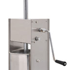 Embutidora manual de acero inoxidable plateado 15 L