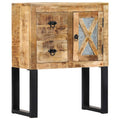 Aparador de madera de mango maciza 120x30x75 cm