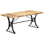 Mesa de comedor de madera maciza de mango 180x90x76 cm