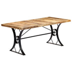 Mesa de comedor de madera maciza de mango 180x90x76 cm