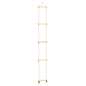 Escalera de cuerda para niños madera maciza y PE 30x168 cm