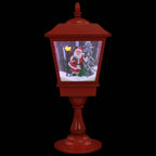 Farol de Navidad con base Papá Noel y LED 64 cm