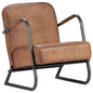 Light brown genuine leather recliner