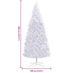 Árbol de Navidad artificial 400 cm blanco